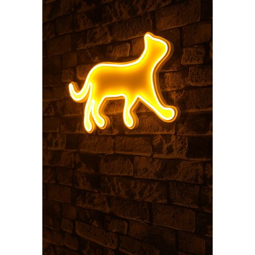Wallity Ukrasna plastična LED rasvjeta, Kitty the Cat - Yellow slika 1