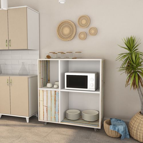 Tasarım - L1197 White Multi Purpose Cabinet slika 2