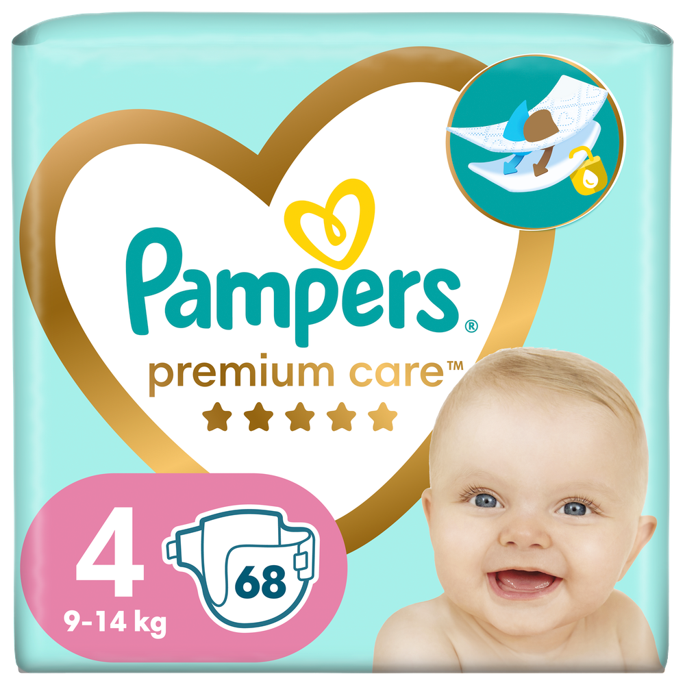 Pampers Premium Care pelene jumbo pakovanje slika 1