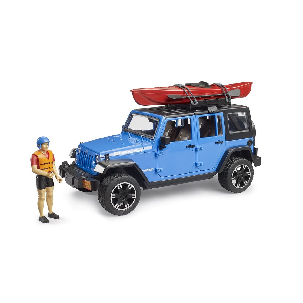 Bruder Jeep Wrangler Rubicon Unlimited 2529 sa kajakom i kajakašem slika 1