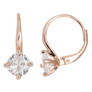 J&B Jewellery 925 Srebrne minđuše QQ1-Rose gold