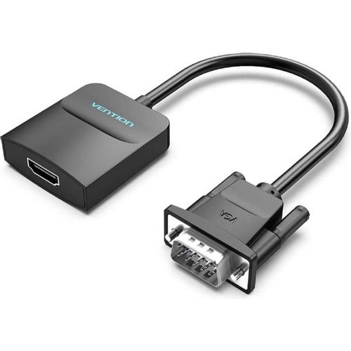 Vention VGA to HDMI Converter with Female Micro USB and Audio Port 0.15M Black slika 1