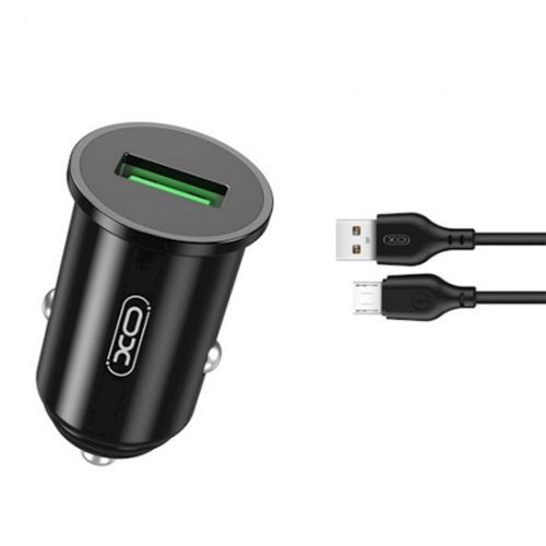XO TZ12 Car charger QC3.0 18W + Micro USB Cable 1m slika 1