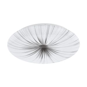 Eglo Nieves Plafonjera LED 24W, 2400lm, Promjer 410mm, Bijela/Srebrna