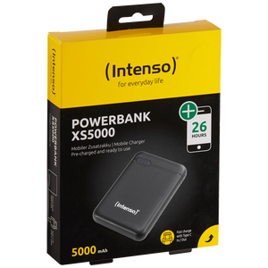 (Intenso) Prijenosni punjač za mobitele i tablete 5000mAh - POWERBANK XS5000 Black