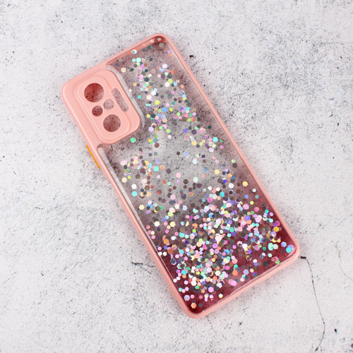 Maska Frame Glitter za Xiaomi Redmi Note 10 Pro/Note 10 Pro Max roze slika 1