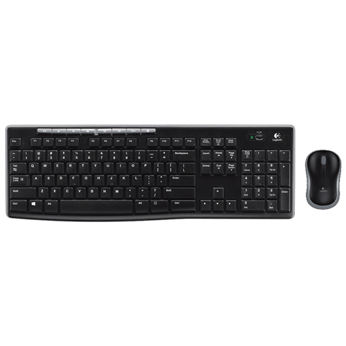 Logitech tastatura + Mis MK270 Wireless Desktop US 920-004508 slika 1