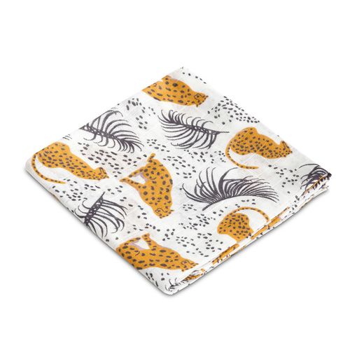 Sensillo muslin pelena 70x80cm leopard slika 1