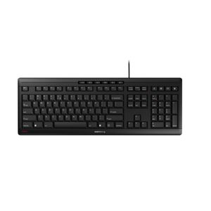 Cherry Stream Ultra tiha vodootporna tastatura, USB, YU, crna