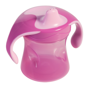 BABY NOVA Čaša za učiti piti Baby Trainer Cup 6m+ 220ml, Roza