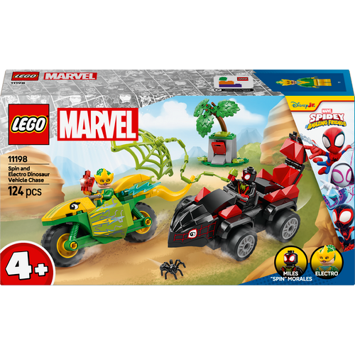 LEGO® SPIDEY 11198 Spin i Electro u dinosaurskim vozilima slika 4