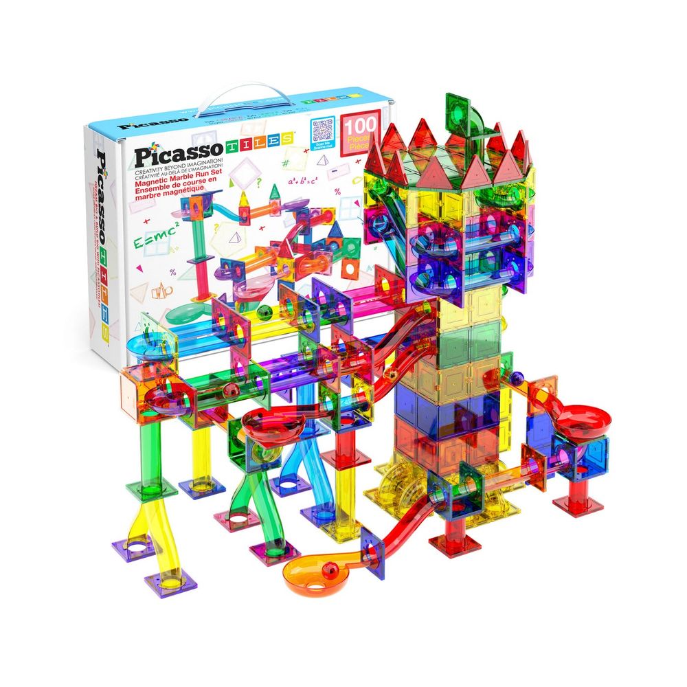 PicassoTiles Magnetne pločice za slaganje PTG100, 100kom slika 1