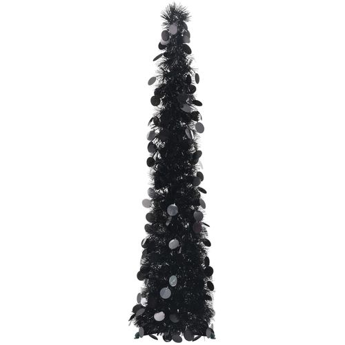 Prigodno umjetno božićno drvce crno 120 cm PET slika 1