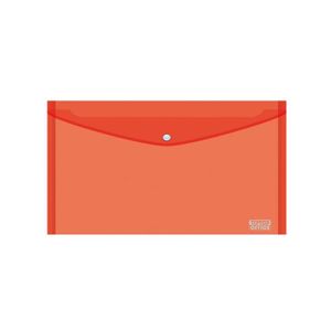 TipTop Office mapa koverta DL, 235x115mm, transparent crvena