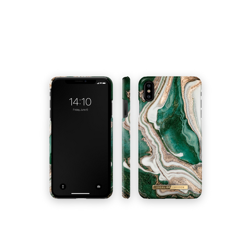 Maskica - iPhone Xs Max - Golden Jade Marble - Fashion Case slika 4