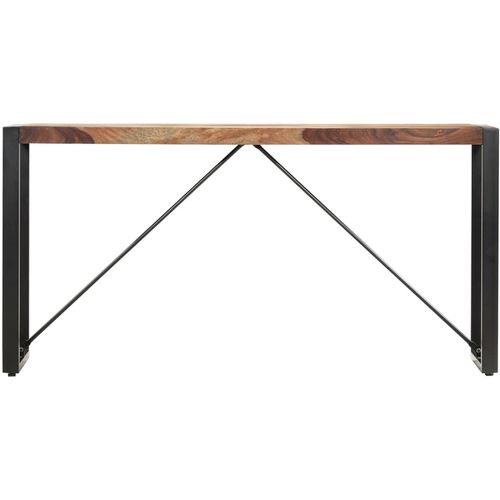 Konzolni stol 150 x 35 x 76 cm od masivnog drva šišama slika 2