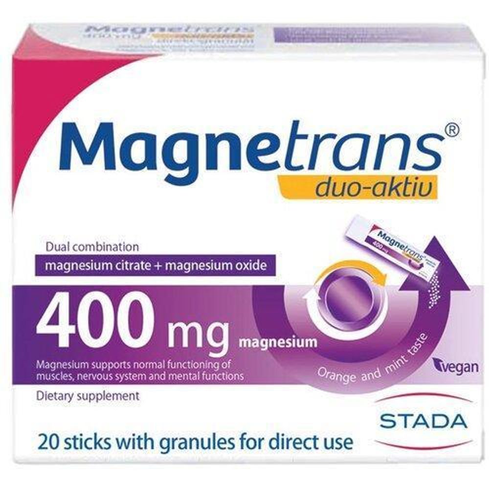 MAGNETRANS DUO-AKTIV 400 MG A 20 PLV slika 1