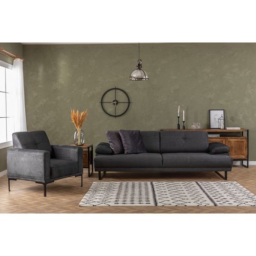 Atelier Del Sofa Trosjed MUSTANG sivi, Mustang - Anthracite slika 13