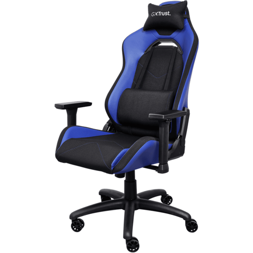 Trust GXT 714B gaming stolica RUYA, plava, udobna, podesiva ergonomska, eko materijal slika 2