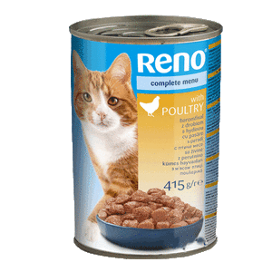 Reno hrana za mačke perad 415g limenka