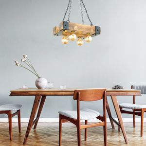 Talu 4Lü Avize Walnut
Black Chandelier