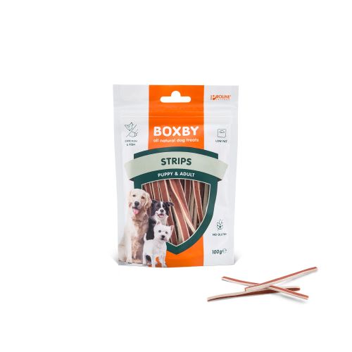 Boxby Poslastica za pse Puppy & Adult Pločice, 100 g slika 1