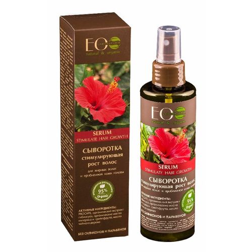 ECO Laboratorie serum za kosu sa eteričnim uljima čempresa, grejpa i čajevca i ekstraktom hibiskusa 200ml slika 1