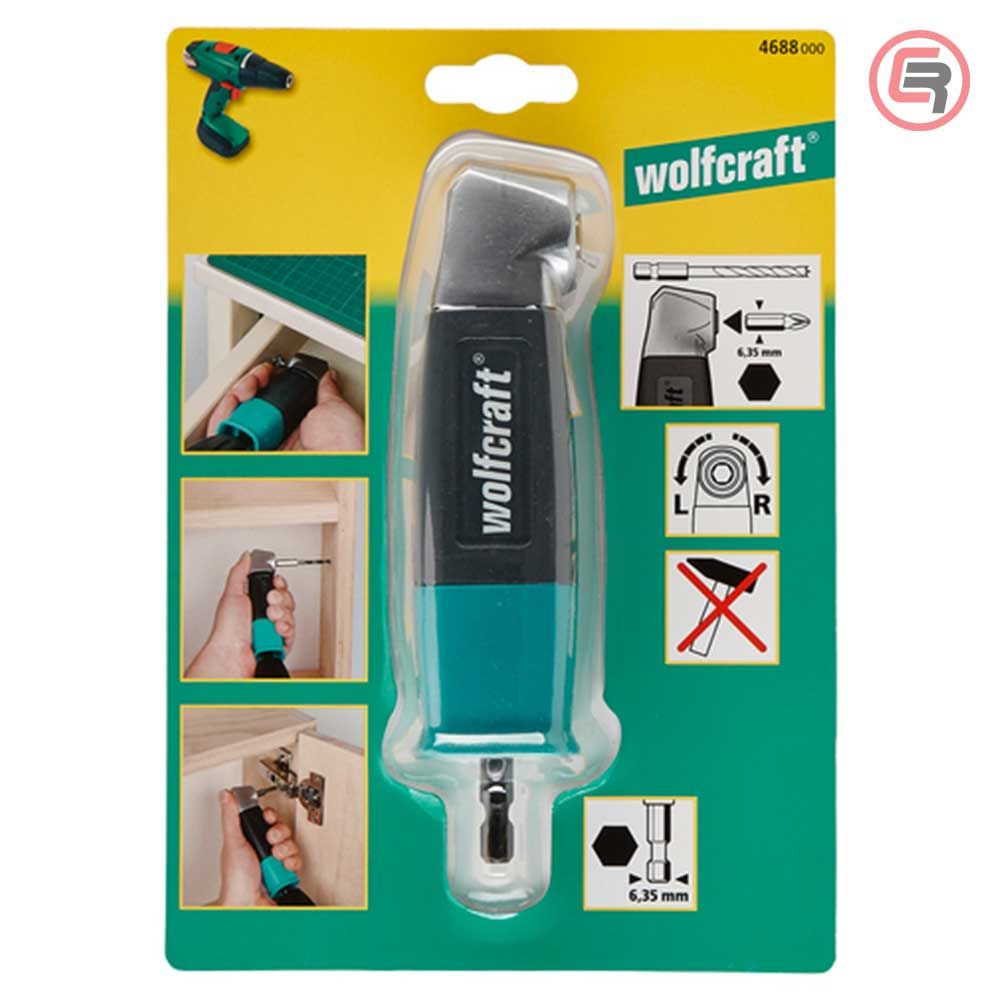 Wolfcraft Kutni Nastavak Za Odvijanje 90* Do Max 13 Nm i 400 okr/min - 4688000 slika 2