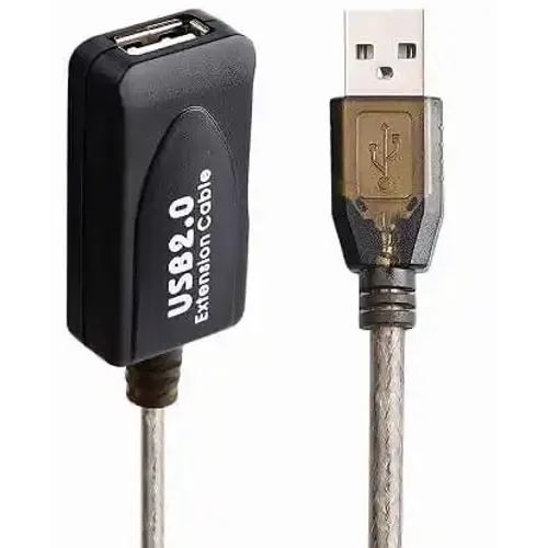 Kabl USB A - USB A M/F 2.0 produžni sa pojačivačem 10m E-Kettz slika 1