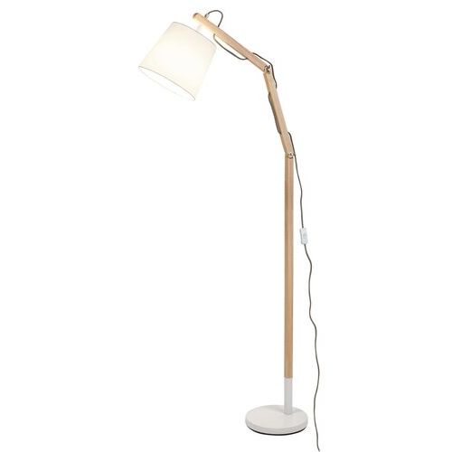 Rabalux Thomas podna lampa E27 60W bela+drvo slika 2