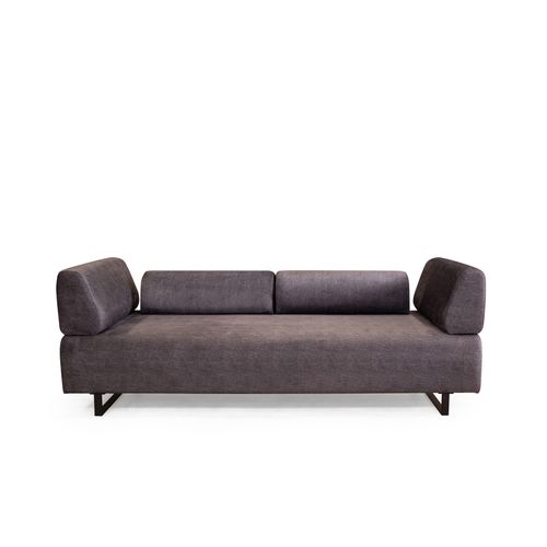 Atelier Del Sofa Infinity sa bočnim stolom - Antracit trosed na razvlačenje slika 11