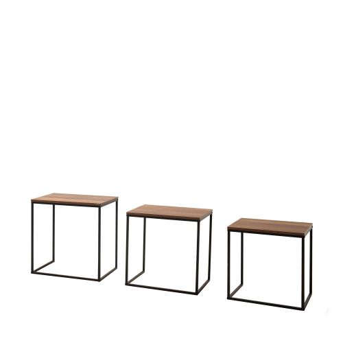 Shp-933-Oo-1 Walnut Nesting Table (3 Pieces) slika 3