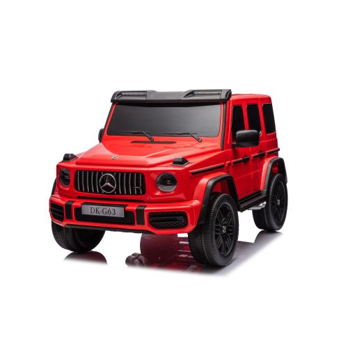 Licencirani auto na akumulator Mercedes G63 XXL 4x4 - dvosjed - crveni slika 3