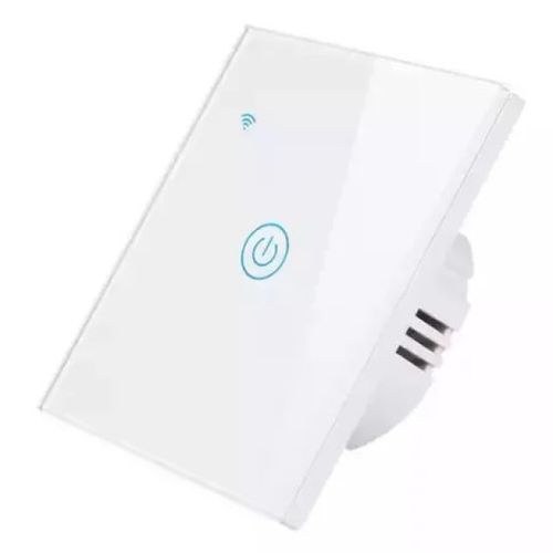 ZIGBEE-SMART-1 GANG-RSH-SP001-EU Gembird 1 Smart bezicni prekidac, APP glasovna kontrola Glass Touch slika 1