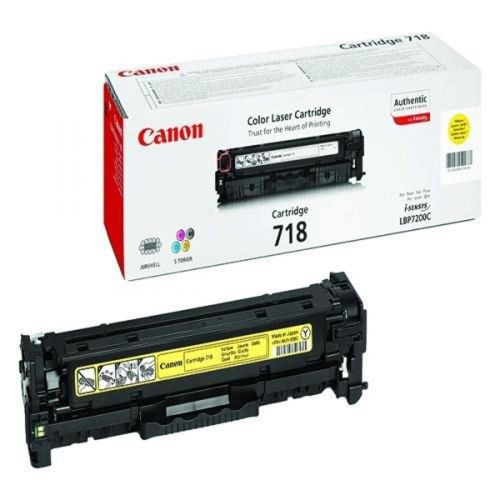 Toner Canon CRG-718, yellow, 2900 stranica slika 2