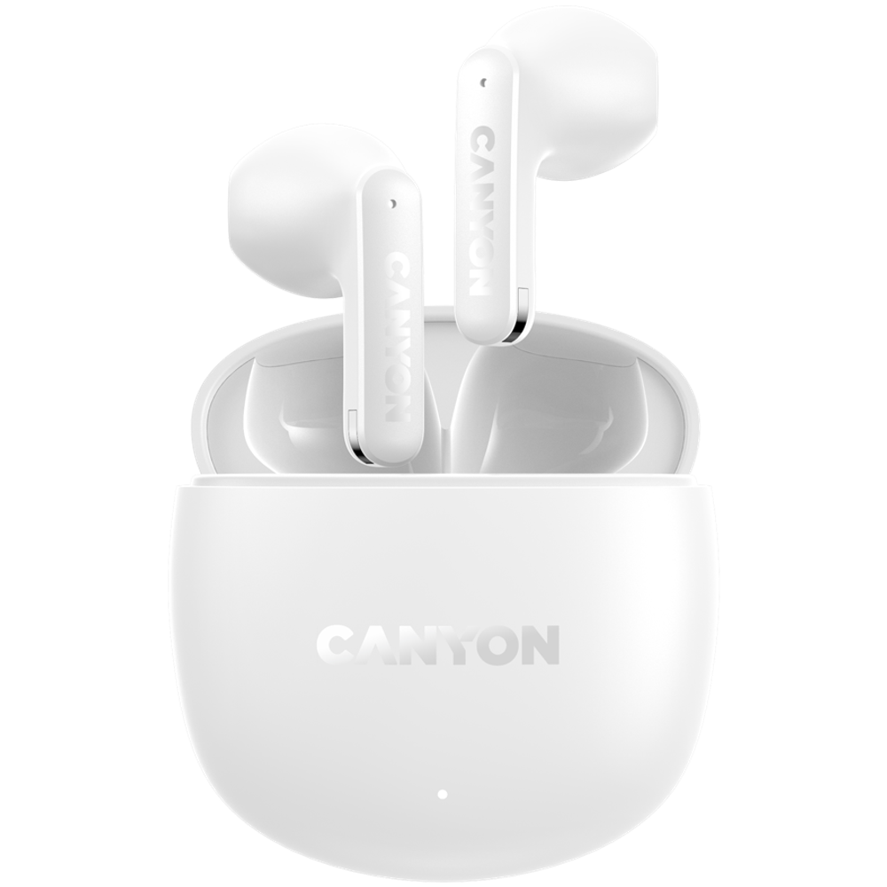 CANYON Bežične slušalice OnGo 13 Semi-in-ear, White slika 1