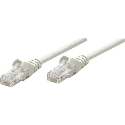 Intellinet 319768 RJ45 mrežni kabel, Patch kabel cat 5e U/UTP 3.00 m siva  1 St. slika 3