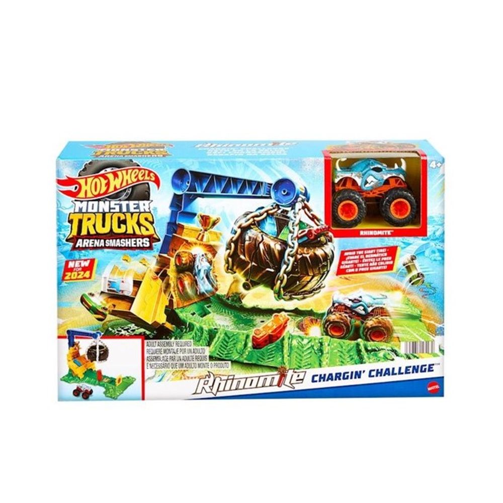 Hot Wheels HTP18 Monster Trucks Chargin’ Challenge slika 6