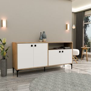 Artemis 1648 Oak White Console