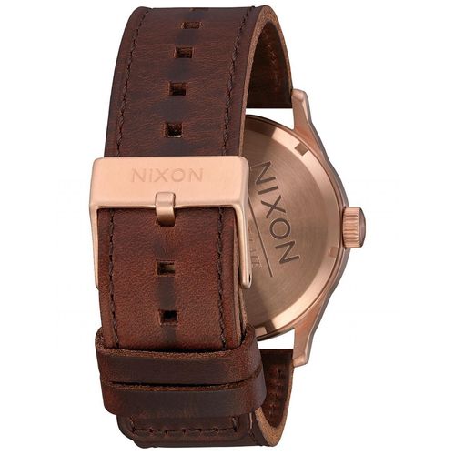 Nixon Sentry Leather Rose Gold/Navy/Brown slika 4