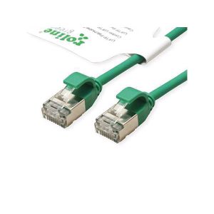 Secomp Roline GREEN U/FTP Data Center PatchCord 6A Slim LSOH zeleni 5.0m