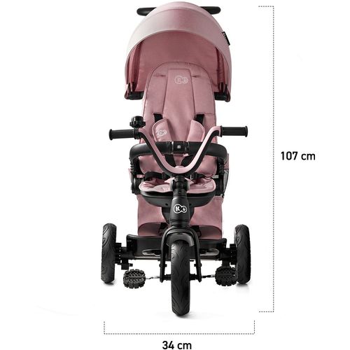 Kinderkraft Tricikl EASYTWIST roza slika 13