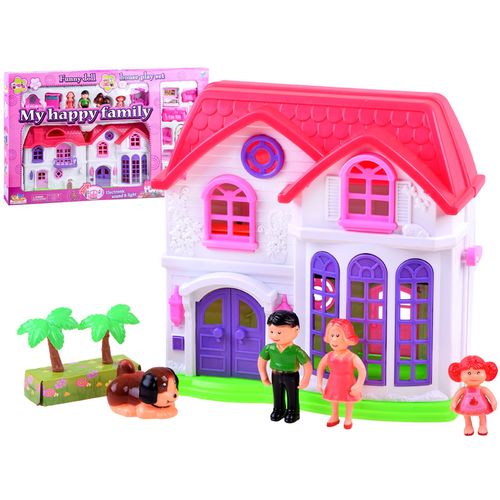 Sklopiva kućica HOUSE s figuricama i namještajem slika 1