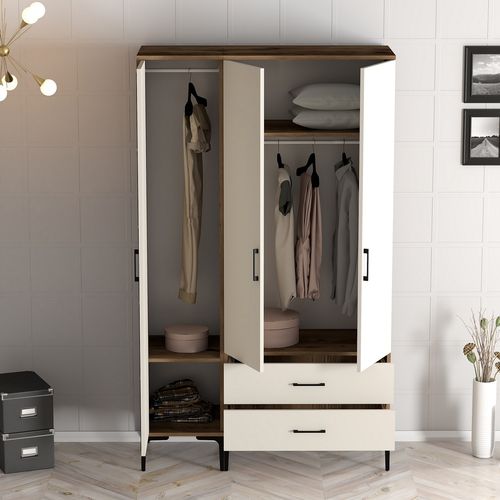 Kumsal RT - Walnut, Cream Walnut
Cream Wardrobe slika 4