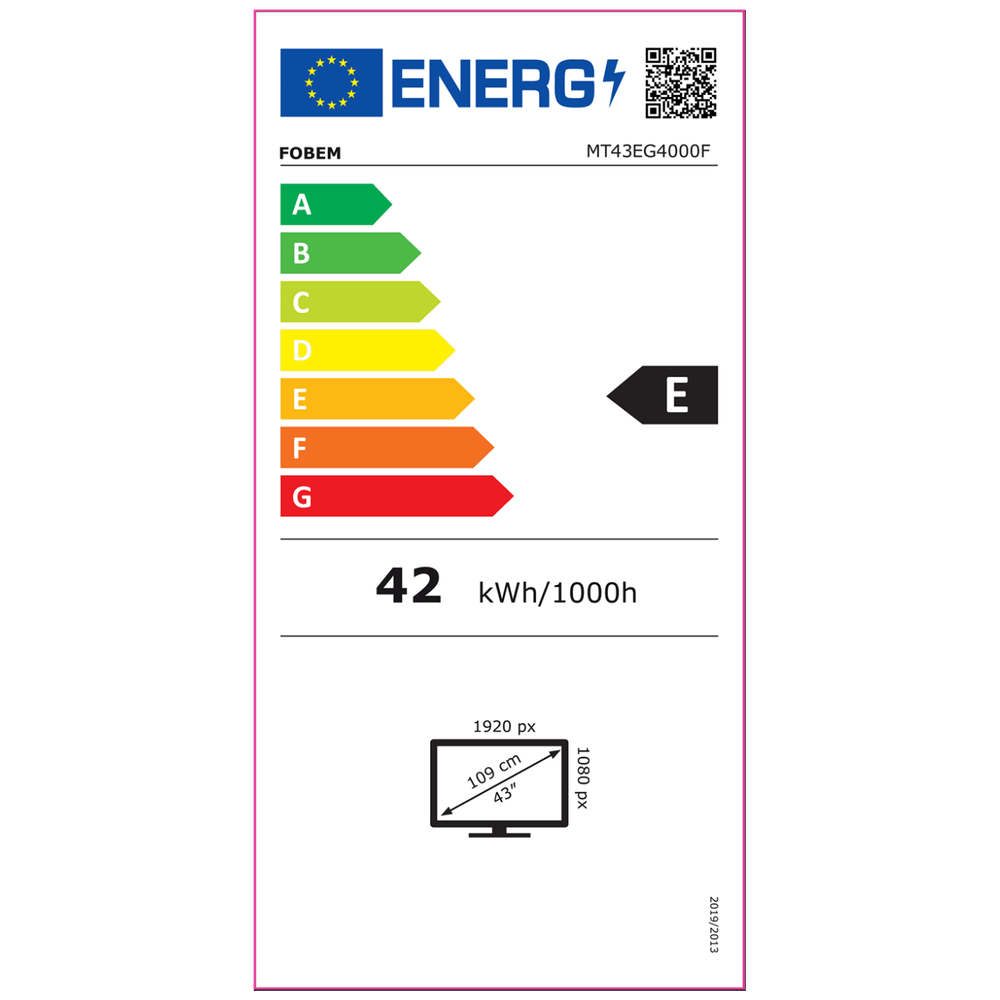 Fobem Televizor Smart LED FullHD 43", Google TV - MT43EG4000F slika 3