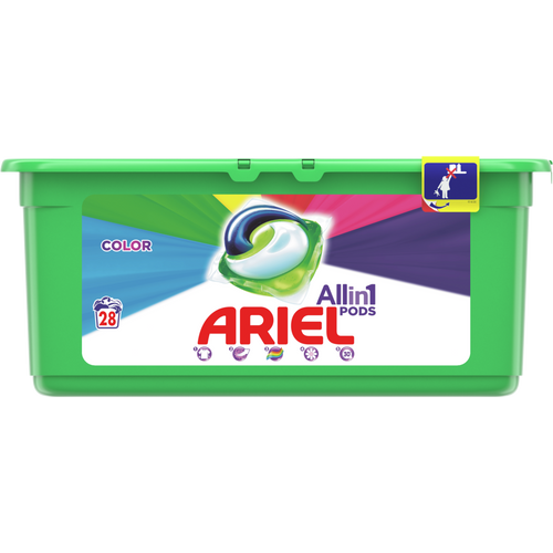 Ariel Kapsule za pranje veša Color All-in-1 28kom, 28 pranja slika 1