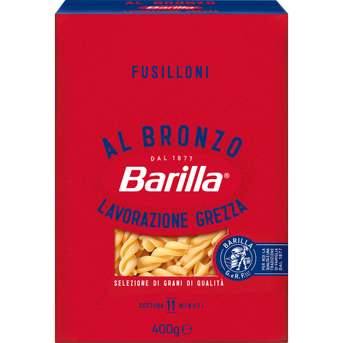 Barilla Al Bronzo Fusilloni 400 g slika 1