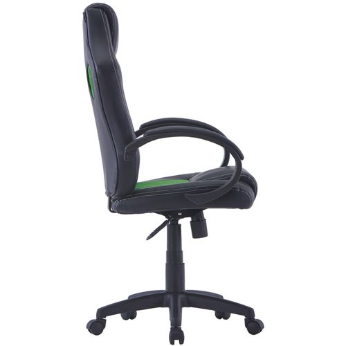 Igraća stolica od umjetne kože zelena slika 3