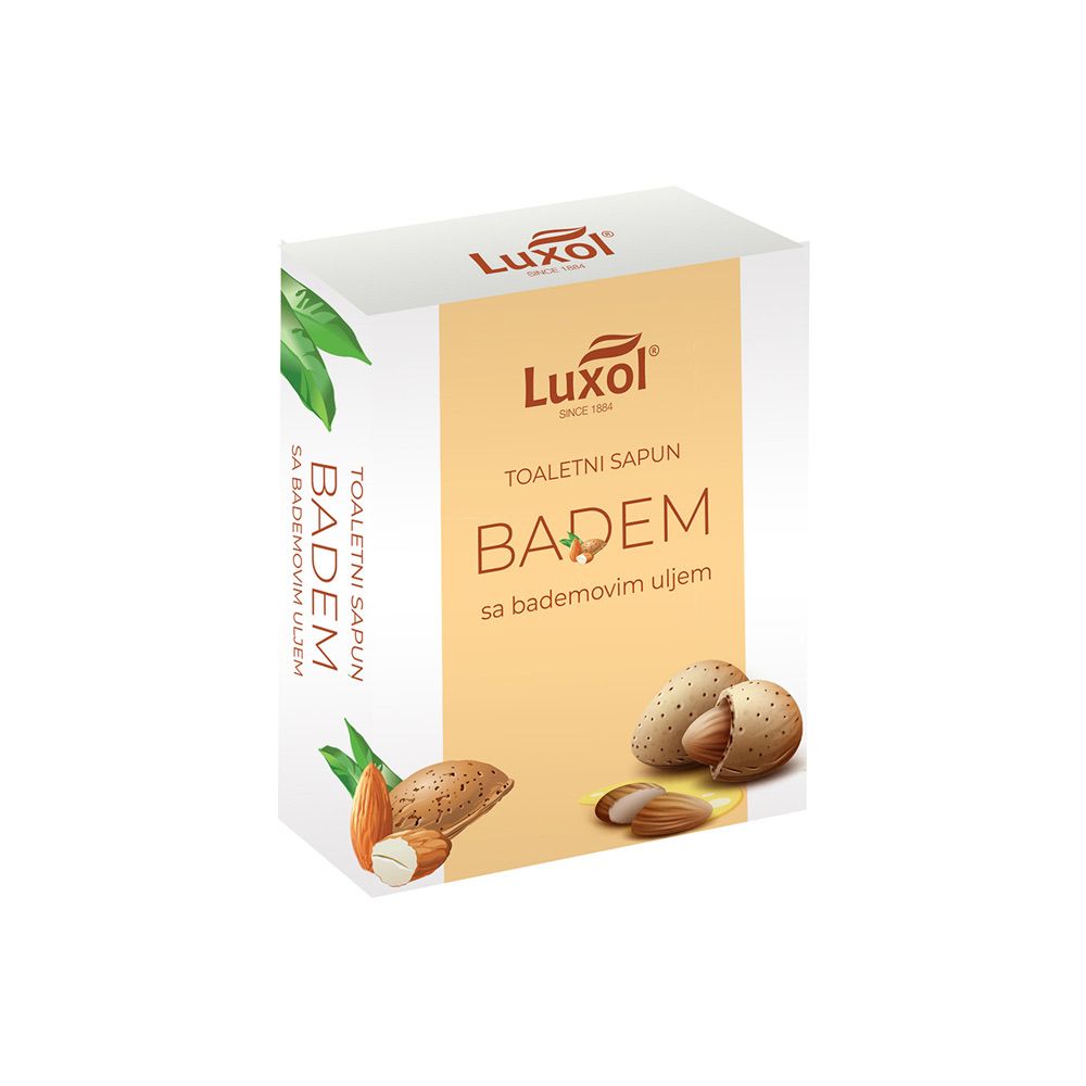Luxol Čvrsti sapun badem 75 gr slika 1
