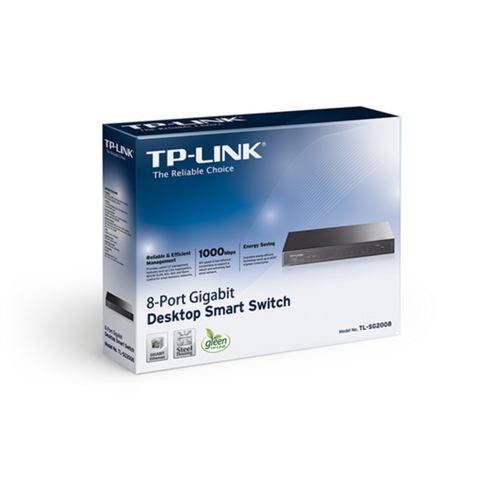 TP-LINK TL-SG2008 8-portni Gigabit Smart switch slika 3